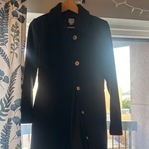 J Crew Gold Button Winter Coat